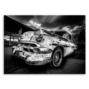 Canvas Silver 85x113 St481 Old Car