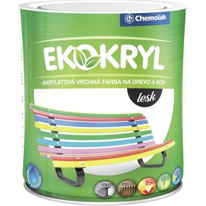Chemolak Ekokryl Lesk 0100 Biely 0,6l