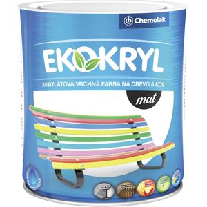 Chemolak Ekokryl Mat 0199 Cierny 0,6l