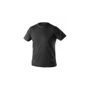 Čierne bavlnené tričko VILS, veľkosť 3XL