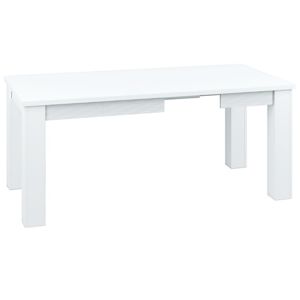 Jedálenský stôl 101-181 Arko biela lesklá