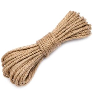 Jutové lano vyrobené z prírodných vlákien s priemerom 10 mm – 10 mb