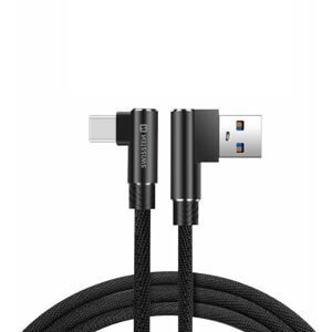 Kábel dátový Swissten Arcade USB / USB-C 1,2 m čierny