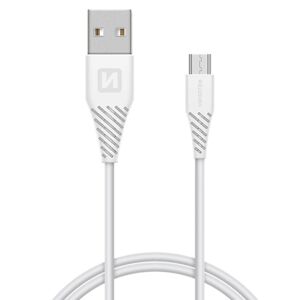 Kábel dátový Swissten USB / Micro USB 1,5 m biely (6,5 mm)