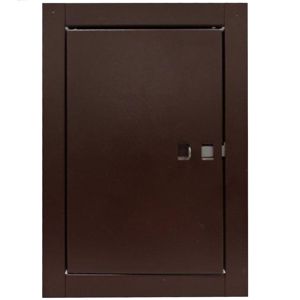 Komínové dvere 15x30 hnedé