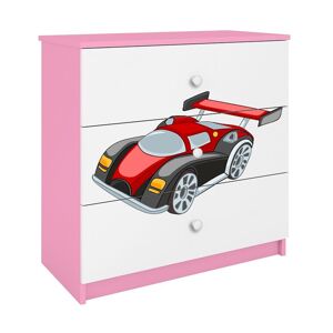 Komoda Pre Detská Babydreams Ružová – Auto