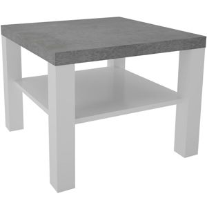 Konferenčný stolík Olaf VIII biely/beton