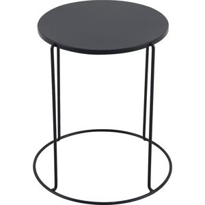 Kovový stôl Moderna čierna 41x45 cm