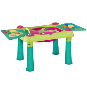 Kreatívný detský stôl zeleno-fialový