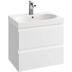 Kúpeľňová skrinka pod umývadlo Como D60 0D2S biela