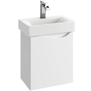 Kúpeľňová skrinka pod umývadlo Murcia D50 1D0S biela