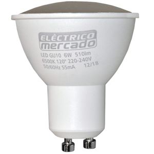 Žiarovka LED EM 6W GU10 6500K