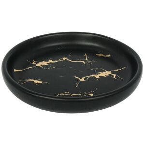 Mydelnička Gold Line keramika čierna/zlatá CST-1777 99