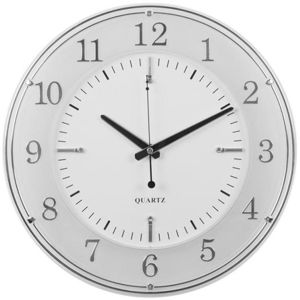 Nástenné hodiny elegant biela 34,9 cm