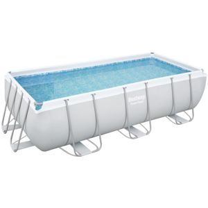 Obdĺžnikový bazén s rámom s pieskovou filtráciou 4.04X2.01X1M 56442