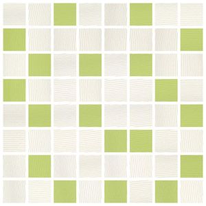 Obklad mozaika Lira White Green Mozaik 25/25