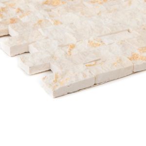 Obklad mozaika Marmor Sunny beige Brick 32x32