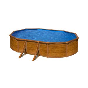 Oceľový bazén oválny drevo 5X3X1.2M PACIFIC KIT500W GRE