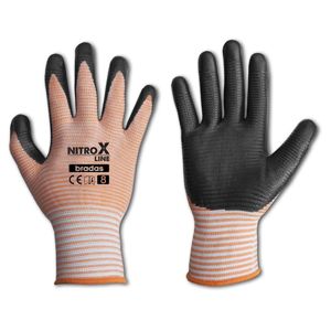 Ochranné rukavice Dámske nitrox flow. Veľkosť 8