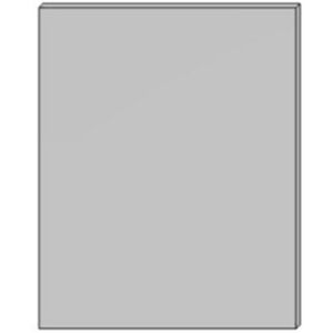 Panel bočný Zoya 360x304 Svetlo šedá