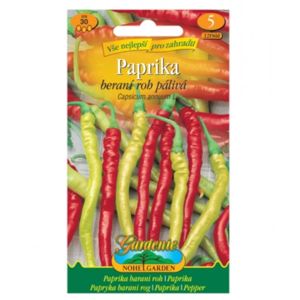 Paprika zeleninová pálivá, typ baraní roh