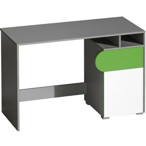 Písací stôl Futuro F8 Zelená/Biely/Grafit