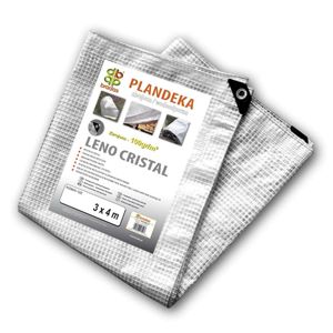 Plachta vystužená Leno Cristal 3x4m, 100G -priehl'adná