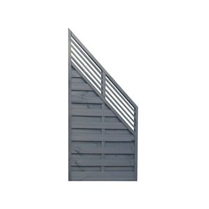 Plotový panel Capri 4- 90x180/90  sivý