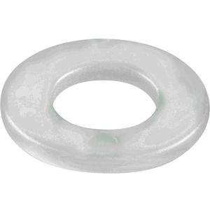 Podložky plastové biele 10,5x20x2,0mm