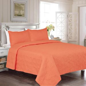 Prikrývka na posteľ  ZW1803001  220x250 oranžová