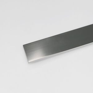 Profil plochý hliníkový chrom 15x1000