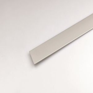 Profil plochý hliníkový strieborný 15x1000