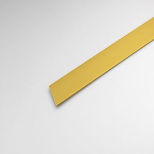 Profil plochý hliníkový zlatý 15x1000