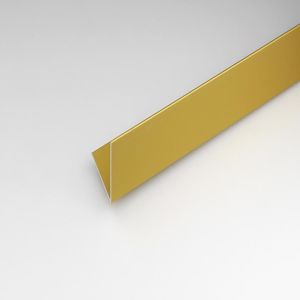 Profil uholníkový hliníkový zlatý 10x10x1000