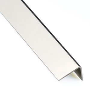 Profil uholníkový samolepící anódovaný hliník oceľ 11x11x1000