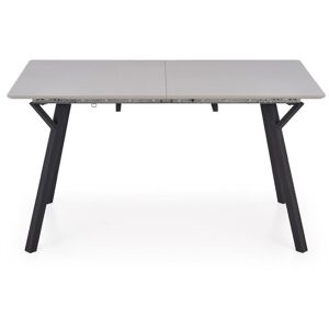 Rozkladací stôl Balrog 2 140/180x80cm Mdf/Oceľ – Svetlý Popolavý/Čierna