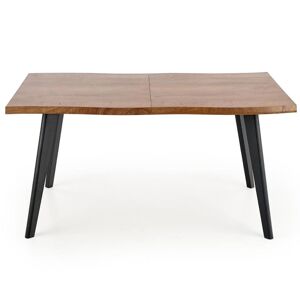 Rozkladací stôl Dickson 120/180x80cm Mdf/Drevo – Dub Naturalny/Čierna