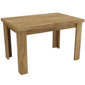 Rozkladací stôl  malý Natural 120/160x80cmx80 ribbeck