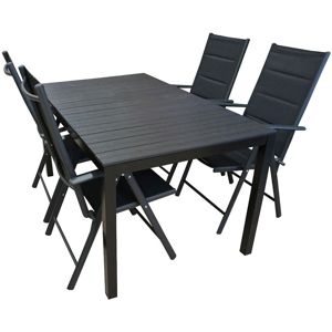 Sada stôl Polywood + 4 stoličky Vigo