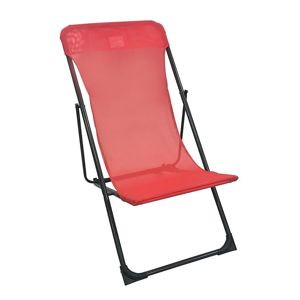 Skladacia stolička červená L1010F02