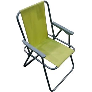 Skladacia záhradná stolička svetlozelená F1018F21