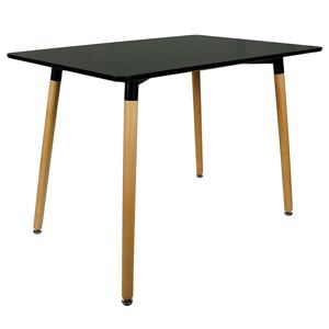 Stôl Bergen 100 čierna