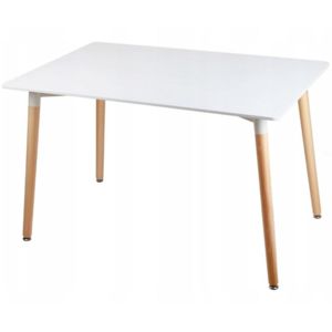 Stôl Bergen biely 120cm