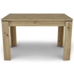 Stôl Capannoli 80x120-160 dub artisan/čierna