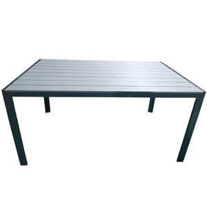 Stôl Douglas šedý s vrchnou doskou z polywoodu 150x90 cm