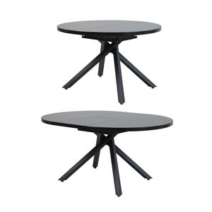 Stôl Draco B10038-120(160)X120 čierna mat