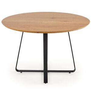 Stôl Looper 2 120 Mdf/Oceľ – Dub Zlatá/Čierna