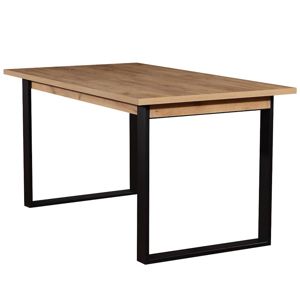 Stôl ST42 150x85+48 dub wotan/cierny