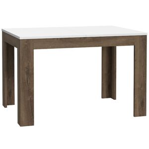 Stôl White Sea 120 dub šľachtený/biely lesk