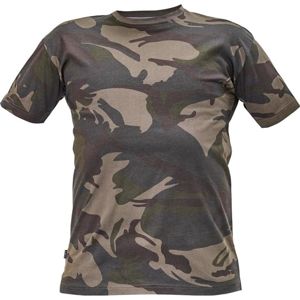 Tričko krátky rukáv camouflage XL